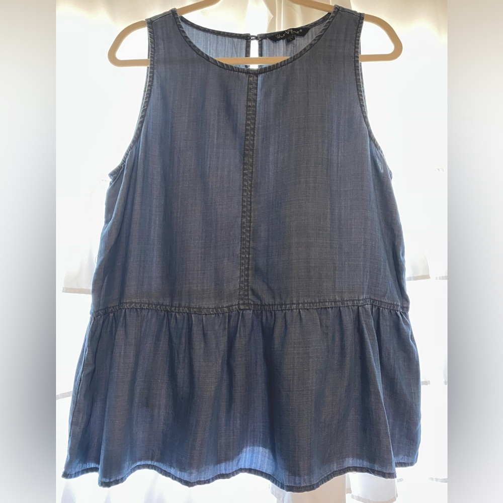 Denim tank top